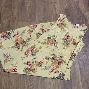 Vintage 90s‎ floral tank maxi dress. Sheath long dress. Summer fashion